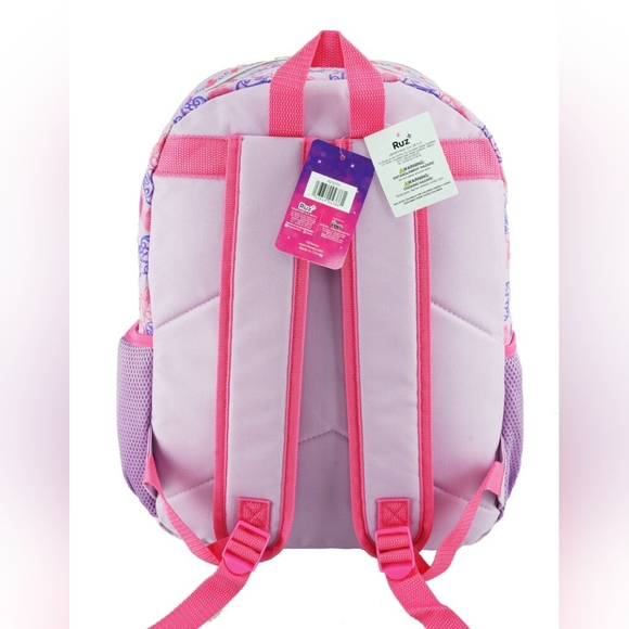 Little Mermaid Ariel 3D Molded 16" Backpack and Lunchbox Bundle Set w/ stickers! - Picture 4 of 8